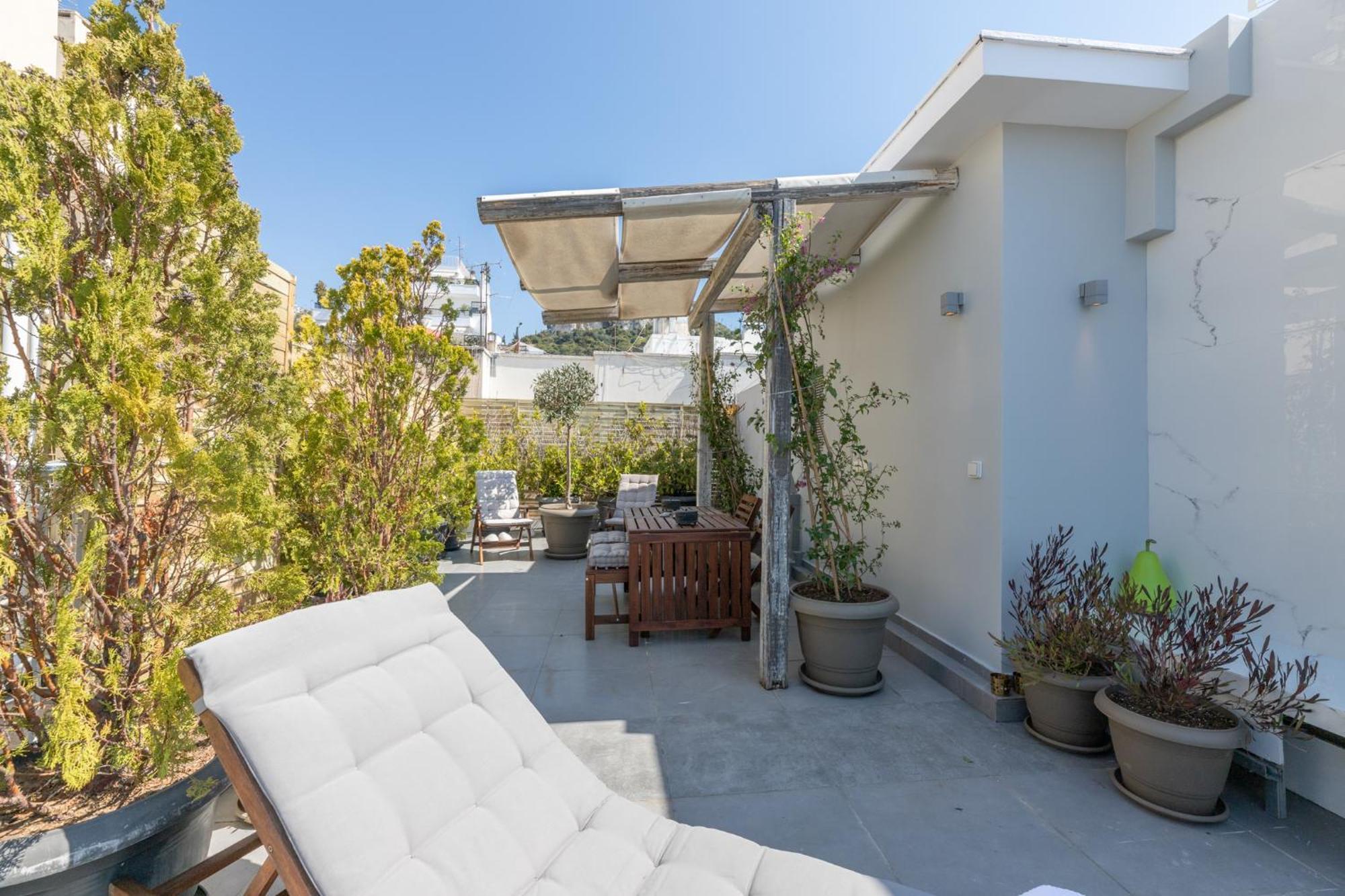 Top Kolonaki Studio+Terrace Stunning Acropolis Views Athena Bagian luar foto
