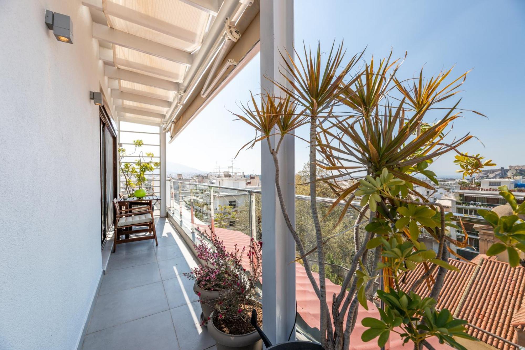 Top Kolonaki Studio+Terrace Stunning Acropolis Views Athena Bagian luar foto