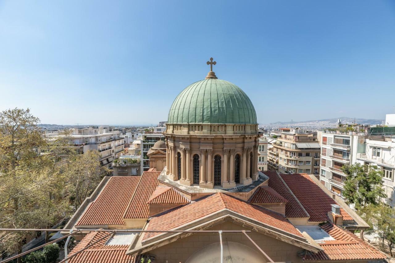 Top Kolonaki Studio+Terrace Stunning Acropolis Views Athena Bagian luar foto