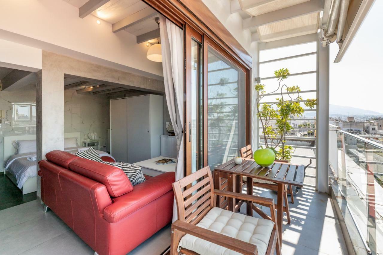 Top Kolonaki Studio+Terrace Stunning Acropolis Views Athena Bagian luar foto