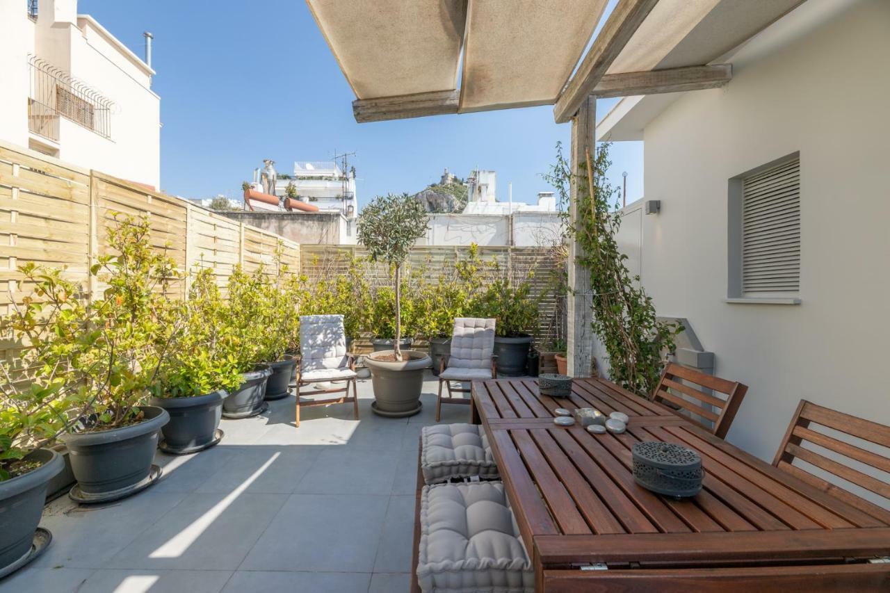 Top Kolonaki Studio+Terrace Stunning Acropolis Views Athena Bagian luar foto