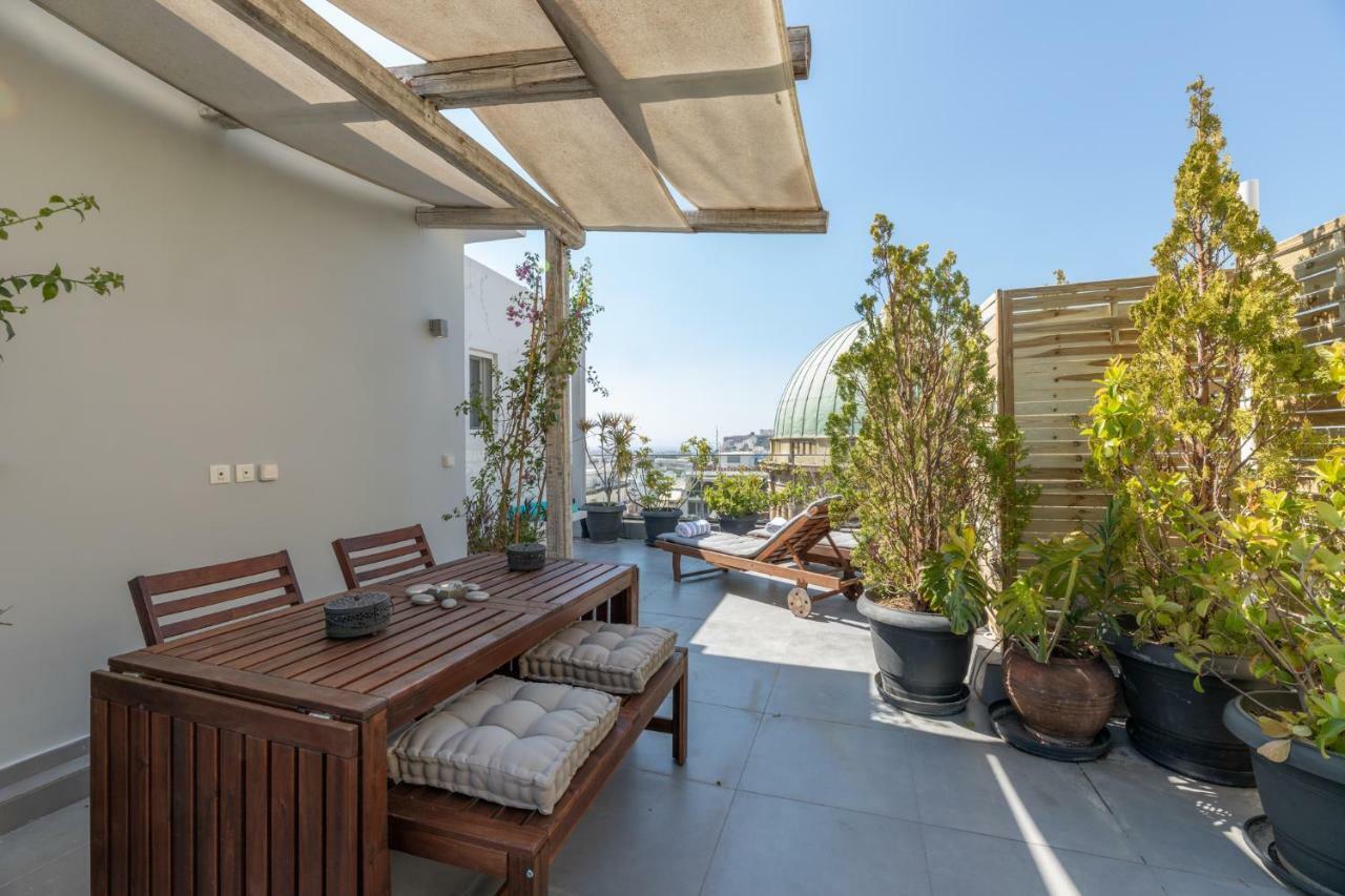 Top Kolonaki Studio+Terrace Stunning Acropolis Views Athena Bagian luar foto